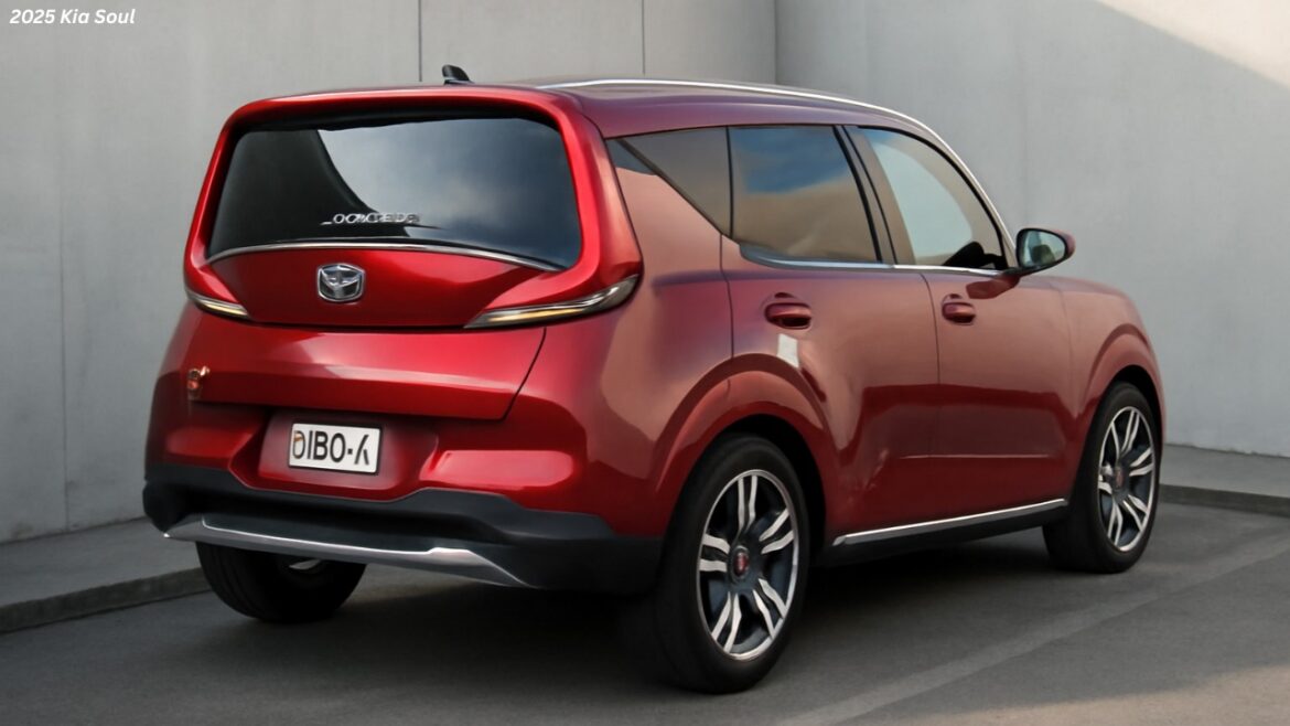 2025 Kia Soul,2025 Kia Soul photos,2025 Kia Soul spy photos, 2025 Kia Soul in red color