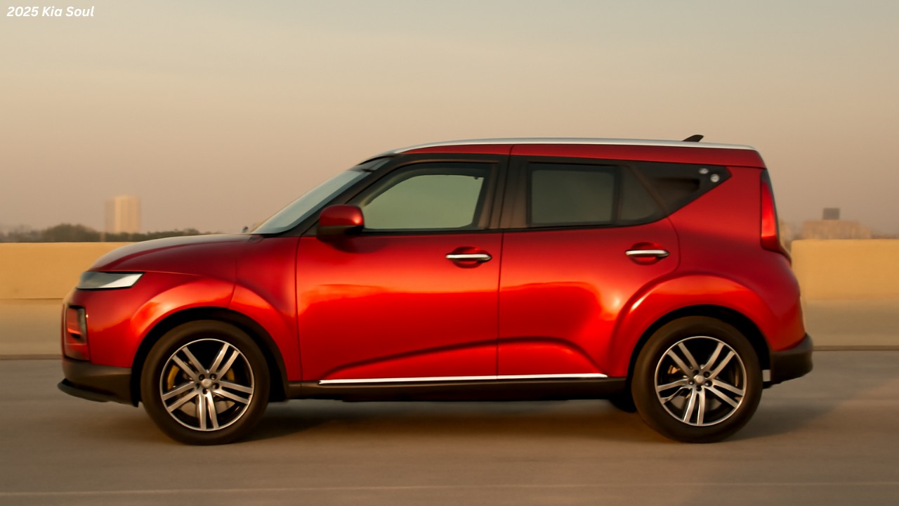 2025 Kia Soul,2025 Kia Soul photos,2025 Kia Soul spy photos, 2025 Kia Soul red color