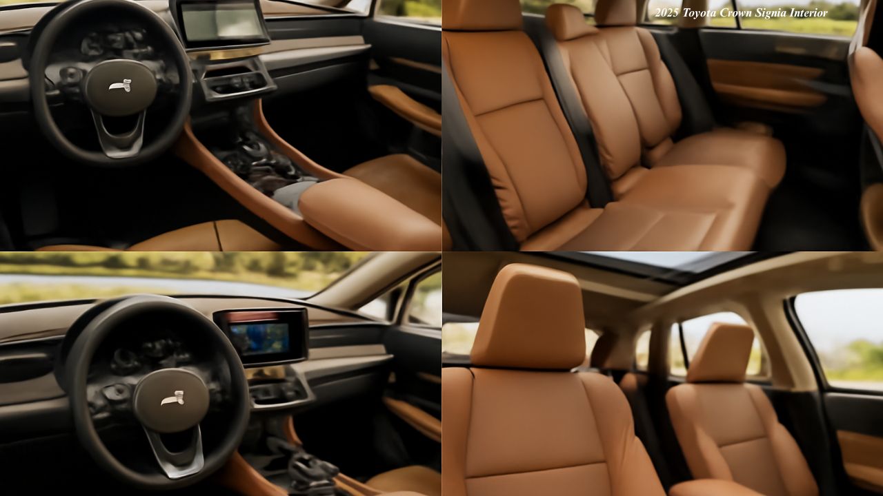 2025 Toyota Crown Signia interior photos, 2025 Toyota Crown Signia interior images