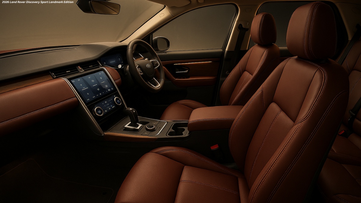 Take a closer look at the 2026 Land Rover Discovery Sport Landmark Edition with our exclusive photos. These images highlight the sleek design, luxurious details, and rugged features that make this SUV truly special. From its striking exterior to the comfortable, tech-packed interior, you’ll see why the Landmark Edition is the perfect blend of sophistication and adventure. Don’t miss out on these behind-the-scenes shots that bring the Discovery Sport to life in a whole new way!