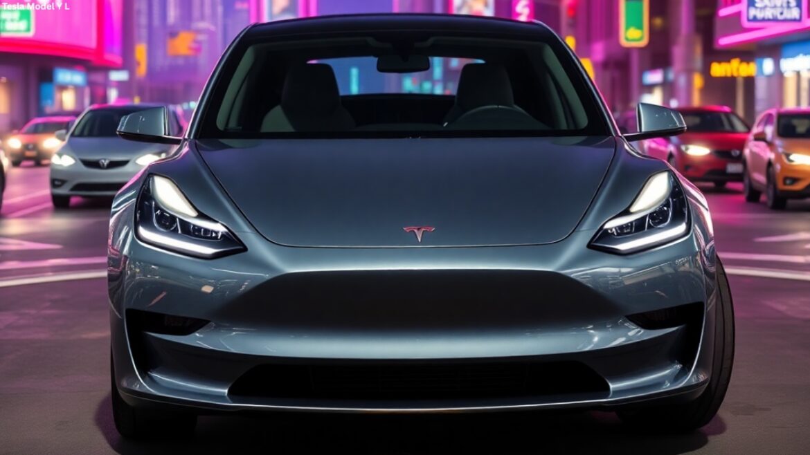 Tesla Model Y L, Tesla Model Y L 6 seater, Tesla Model Y L photos , Tesla Model Y L images